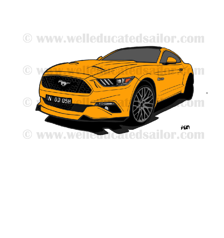 2019 Ford FN Mustang Coupe Twister Orange
