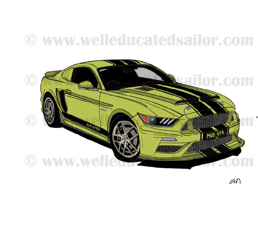 2019 Ford Mustang GT Coupe Lime
