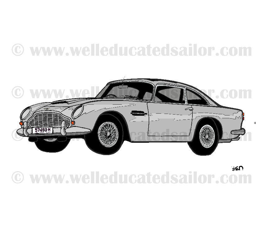 65 Aston Martin DB5 Coupe Silver