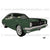 69 Holden HT Monaro GTS Coupe Dean's Green