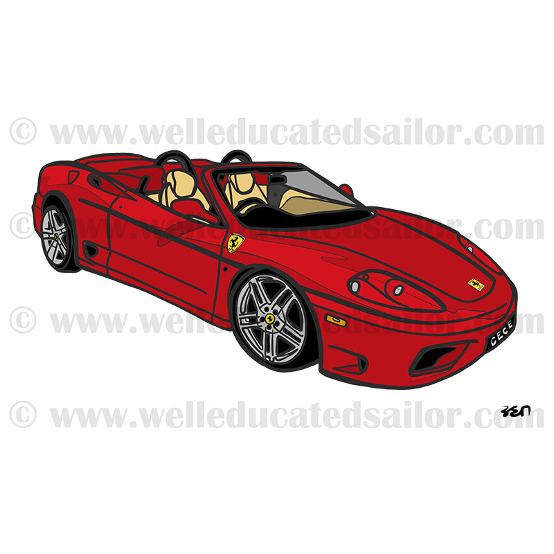 2003 Ferrari 360 Convertible Red
