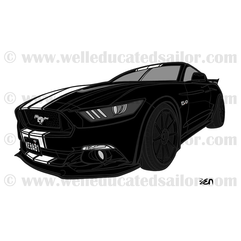 2017 Ford Mustang Coupe Black