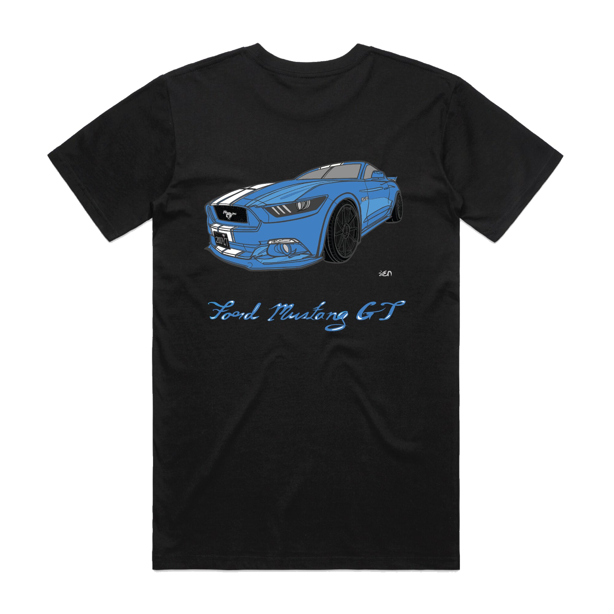 'MUSTANG GT MUSCLE CAR' 2017 FORD MUSTANG COUPE MENS TEE