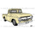 57 Ford F100 Pickup Pale Yellow