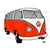 59 VW Splitscreen Kombi Van Red