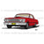 63 Chevrolet Impala Sedan Red