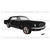 65 Ford Mustang Coupe Black