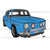 68 Renault Gordini R1135 Sedan Blue