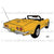 71 Chevrolet Stingray Mustard Backend