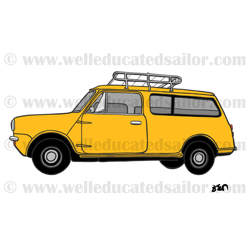 77 Leyland Minivan Yellow