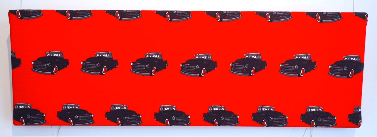 Fabric Canvas - 'Red Chevy Truck'