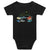 'THE FORD MUSCLE SHOP' OLD SCHOOL GARAGE BABY ONESIE
