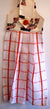 Tea Towel - Pink Caddy on White/Red Check
